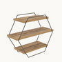 Hanah Home Azra Estantería de Pared Pino Atlántico